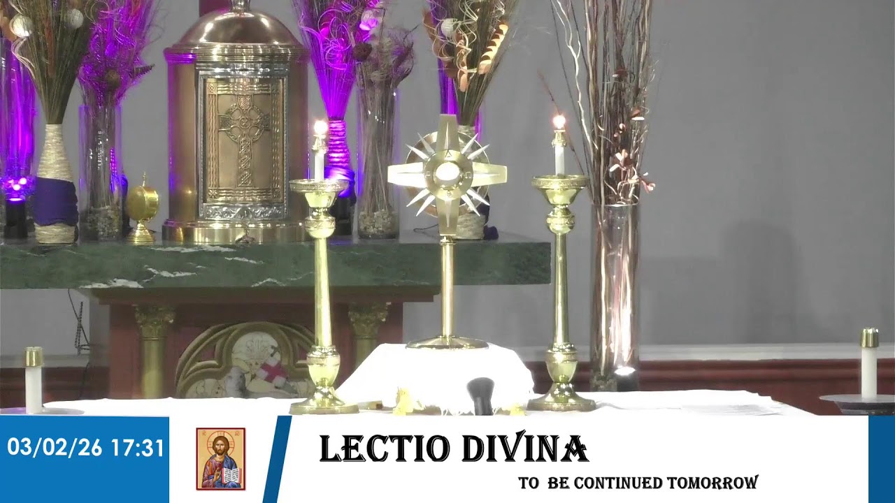 Lectio Divina 03/02 /26   My Hour With Jesus