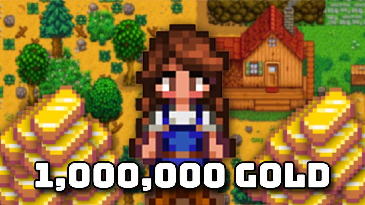 How I Made 1 MILLION Gold Stuck On The Farm