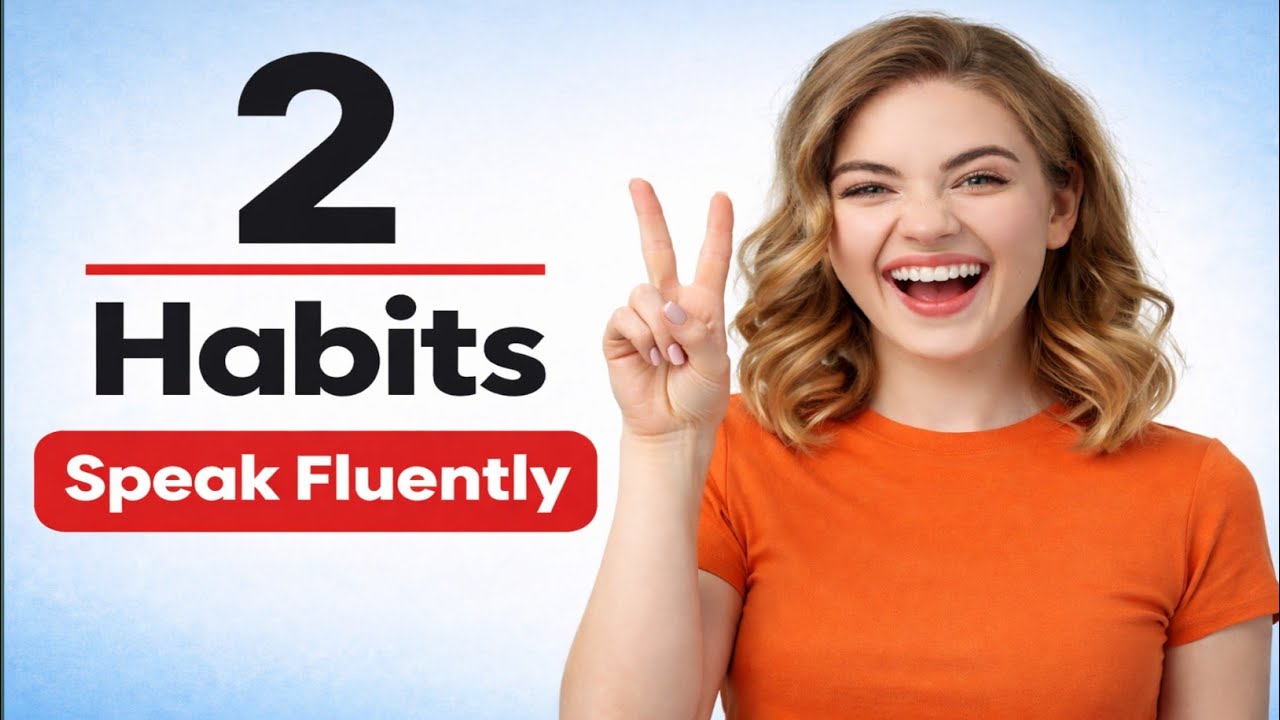 2 Powerful Habits to Speak English Fluently (Without a Teacher and without classes) English podcast 