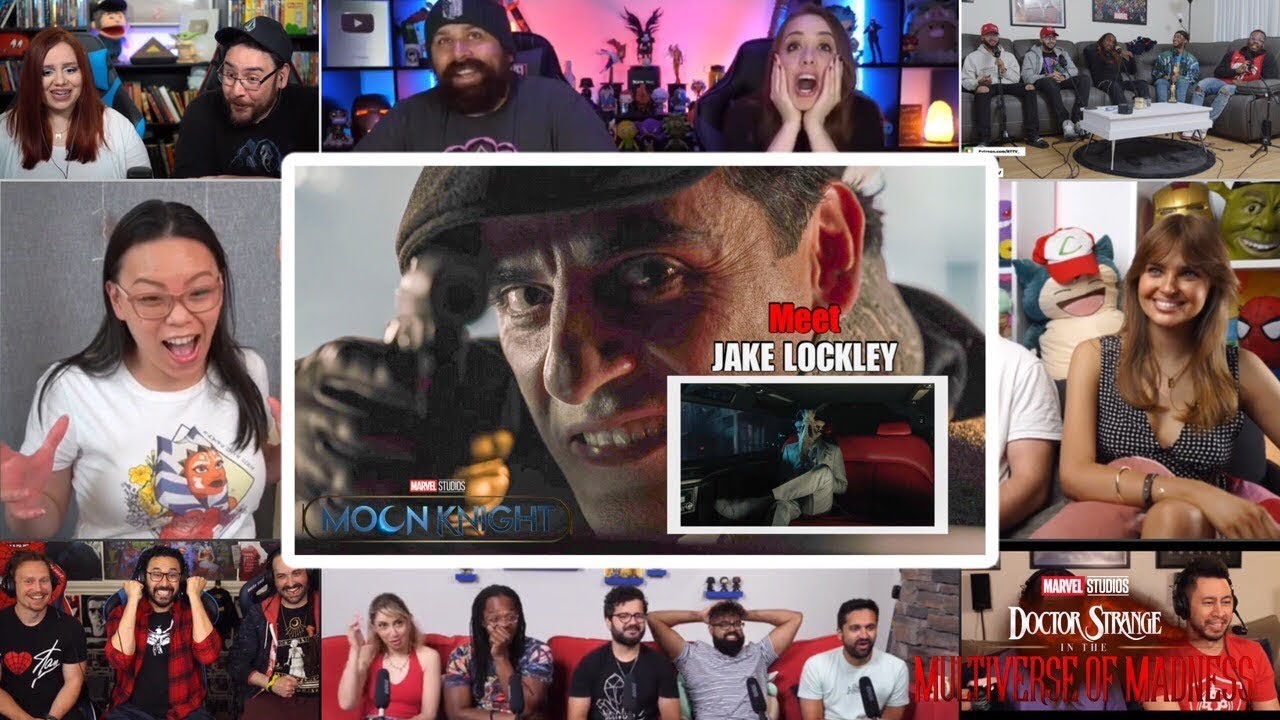 YouTubers React To Jake Lockley Reveal (Post Credits Scene) - Moon Knight Ep 6 Reaction Mashup