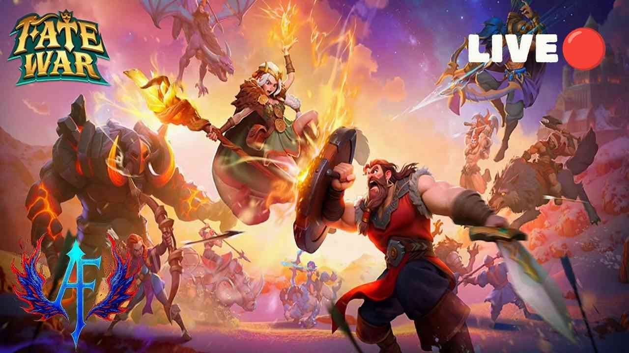🔴 FATE WAR LIVE | First Look Gameplay | New IGG Strategy Game 2025