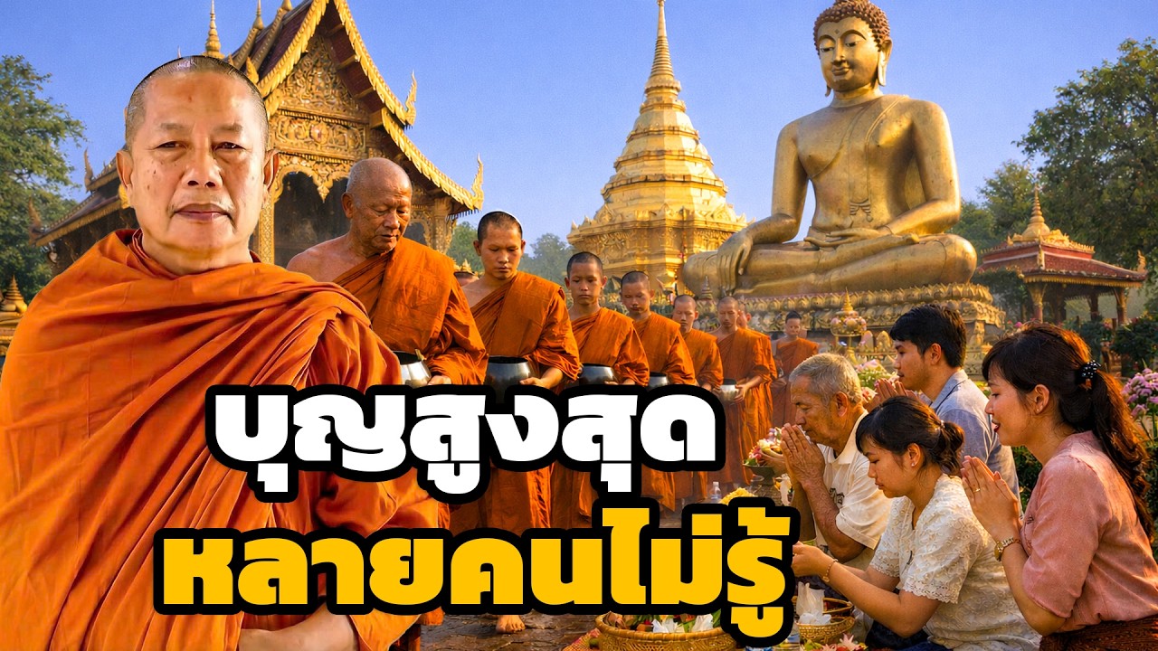 บุญสูงสุดที่ทำแล้วชีวิตเปลี่ยน  ธรรมะคลายทุกข์ พระมหาบุญช่วย ปัญญาวชิโร 5