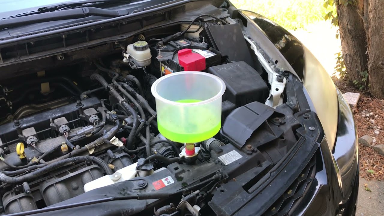 Heater core hoses replacement on a 2011 Mazda CX-7