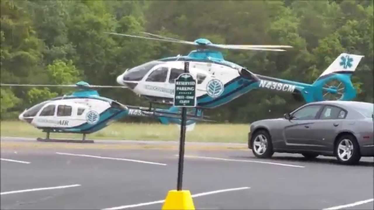 Insane Care Wreck Double Helicopter Landing