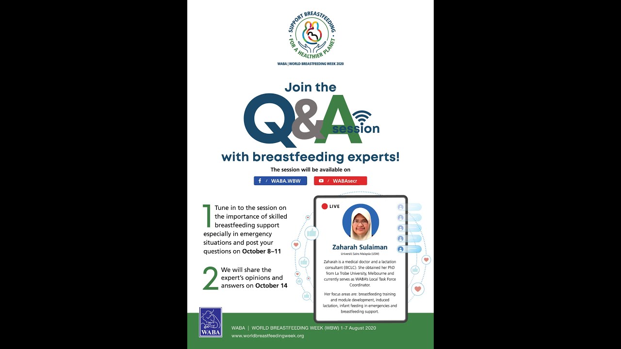 Supporting breastfeeding during emergencies