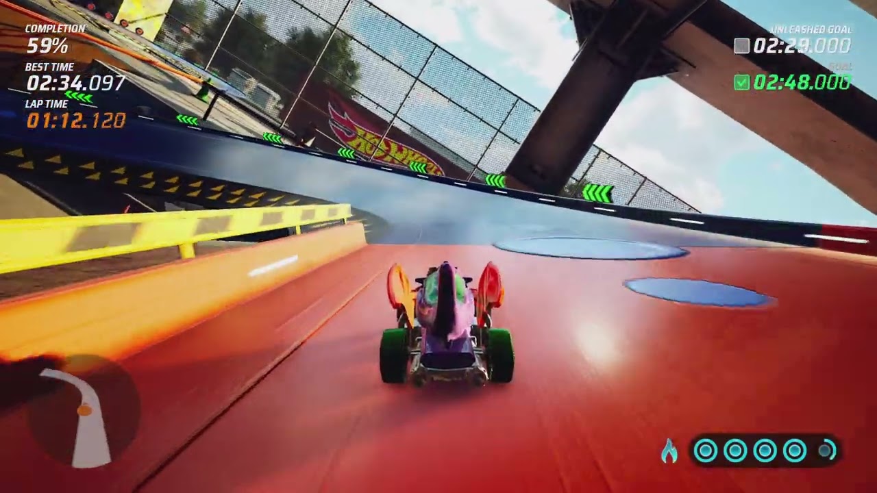 HOT WHEELS UNLEASHED - Jurassic Skatepark Shortcut