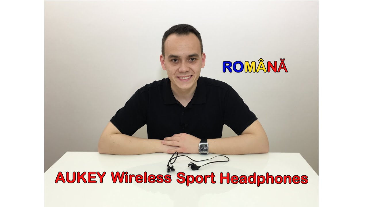 Casti Wireless AUKEY Bluetooth Sport - Review Romana