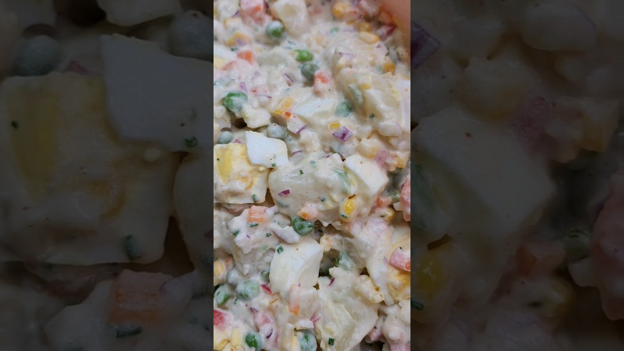 Quick and easy potato salad | Jamaican Edition #potatosalad #roshellestestkitchen #salad