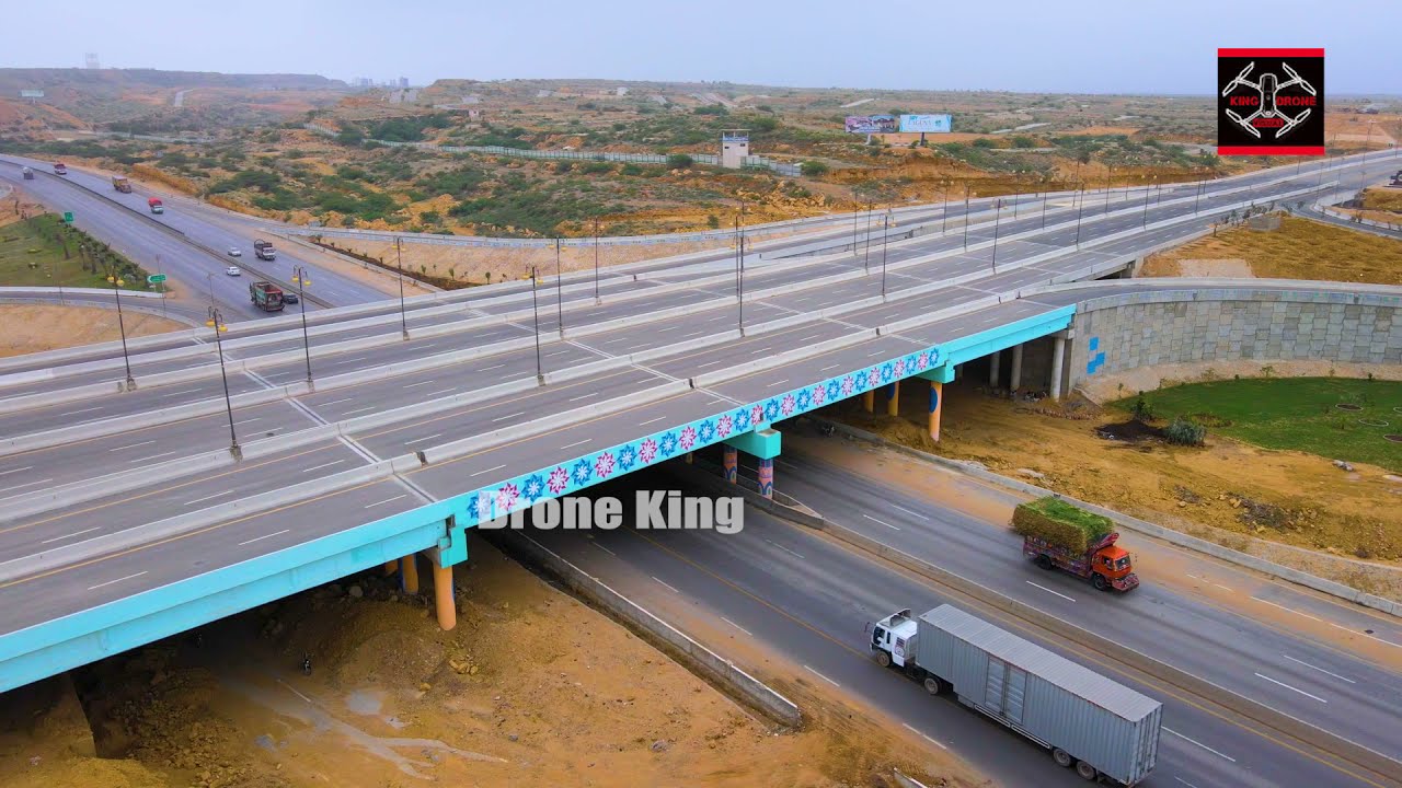 DHA City Karachi Entrance Drone ! Gate of MEGA CITY