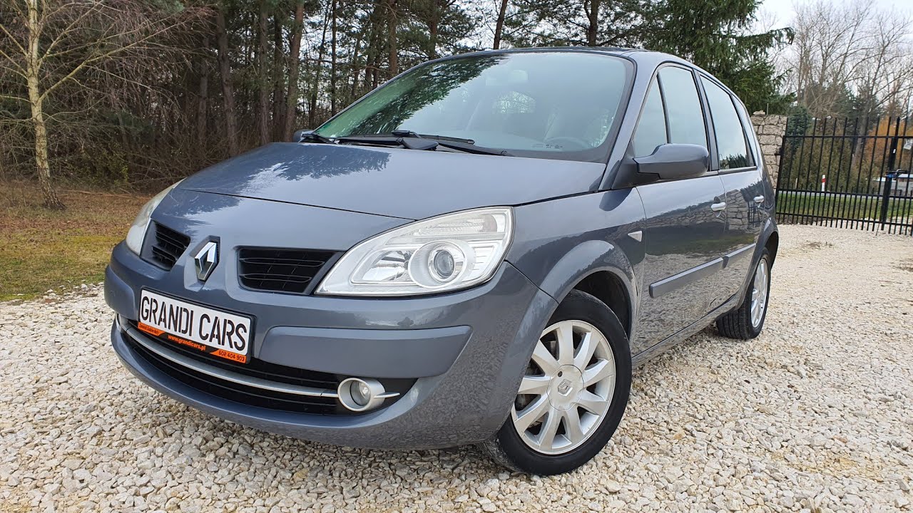 Renault Scenic II LIFT 2007 1.6 16v 112KM Prezentacja Samochodu