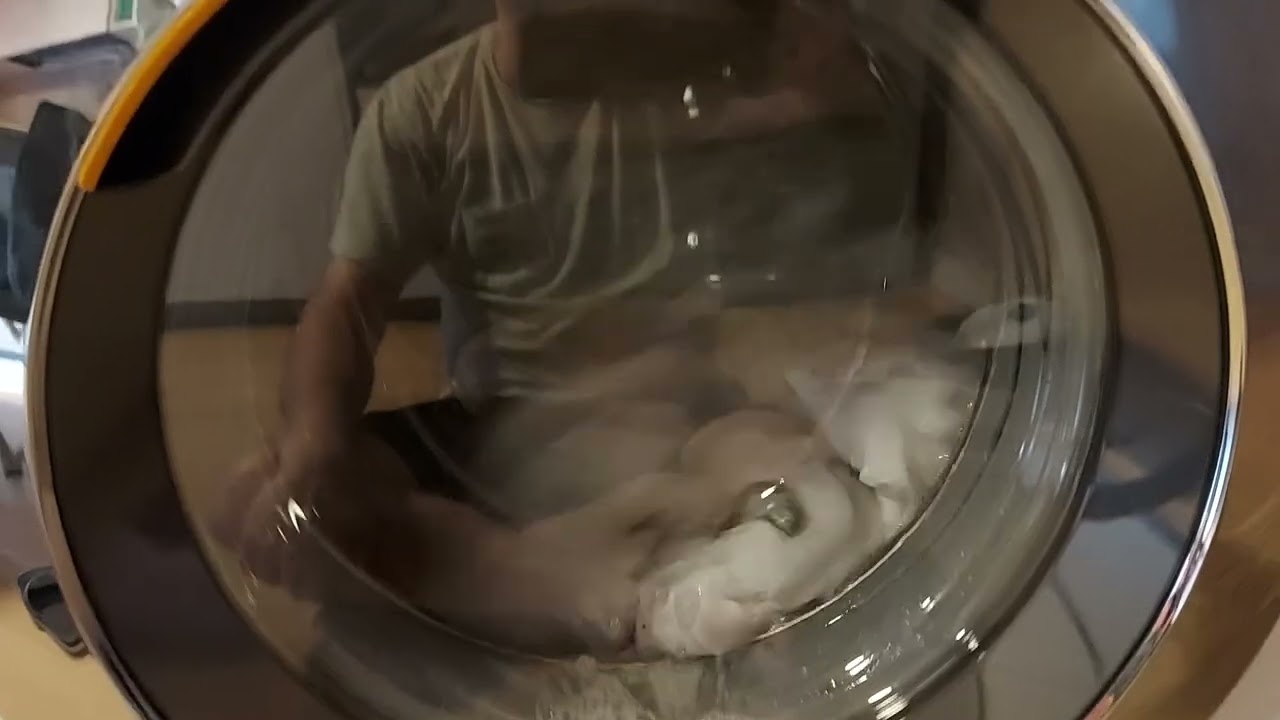 Miele WCR870WPS  - igiene cotone a 75 gradi - primo risciacquo e inizio centrifuga