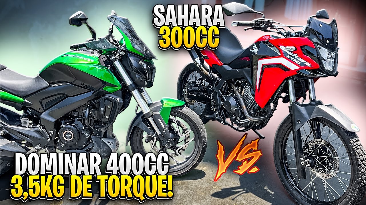 DESAFIO DE GENTE GRANDE | BAJAJ DOMINAR 400 vs SAHARA 300 PREPARADA