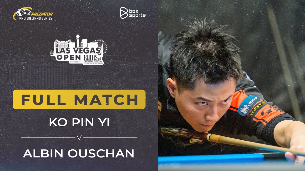 FULL MATCH | Ko Pin-Yi vs Albin Ouschan | Las Vegas Open Men 2024 | Vòng Loại Nhánh Thắng