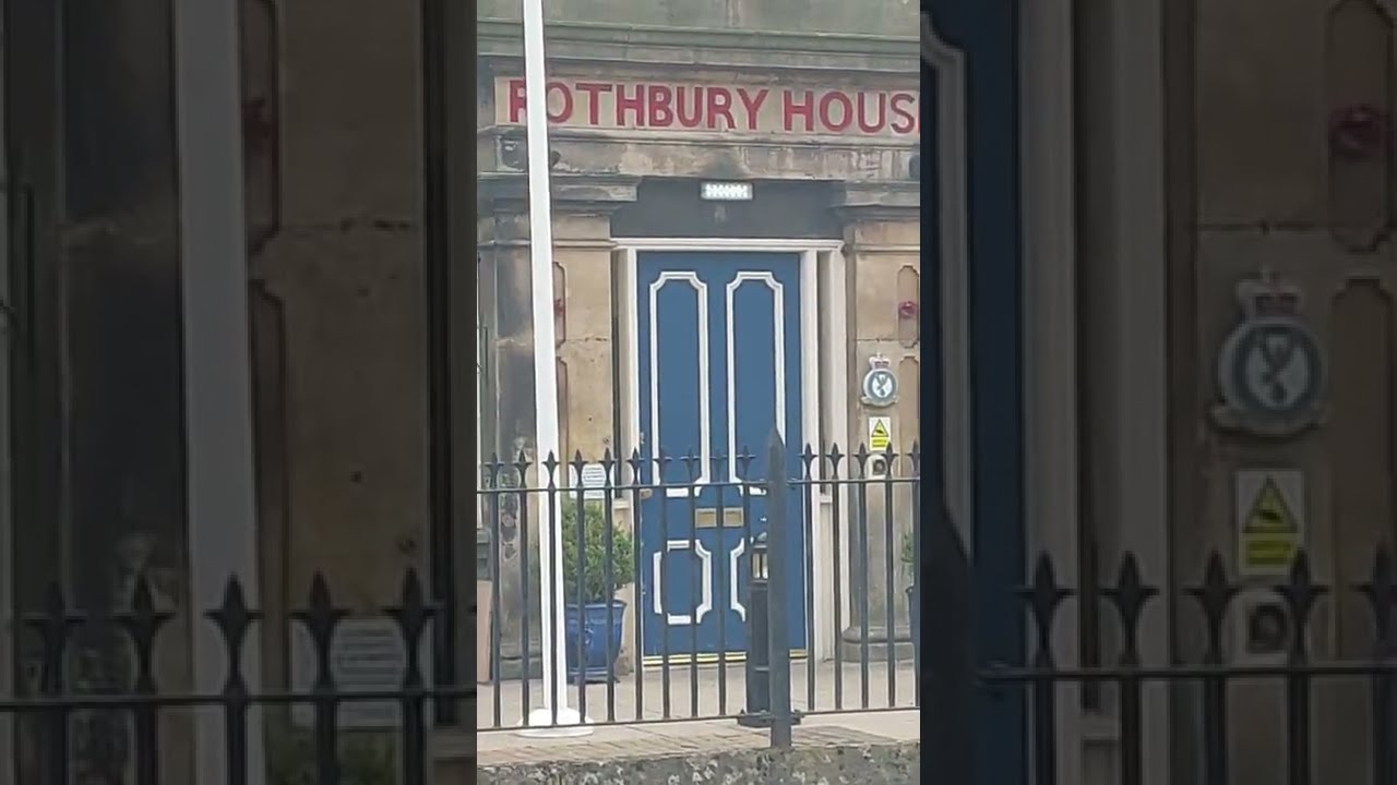 The town of Rothbury Northumberland - walk tour