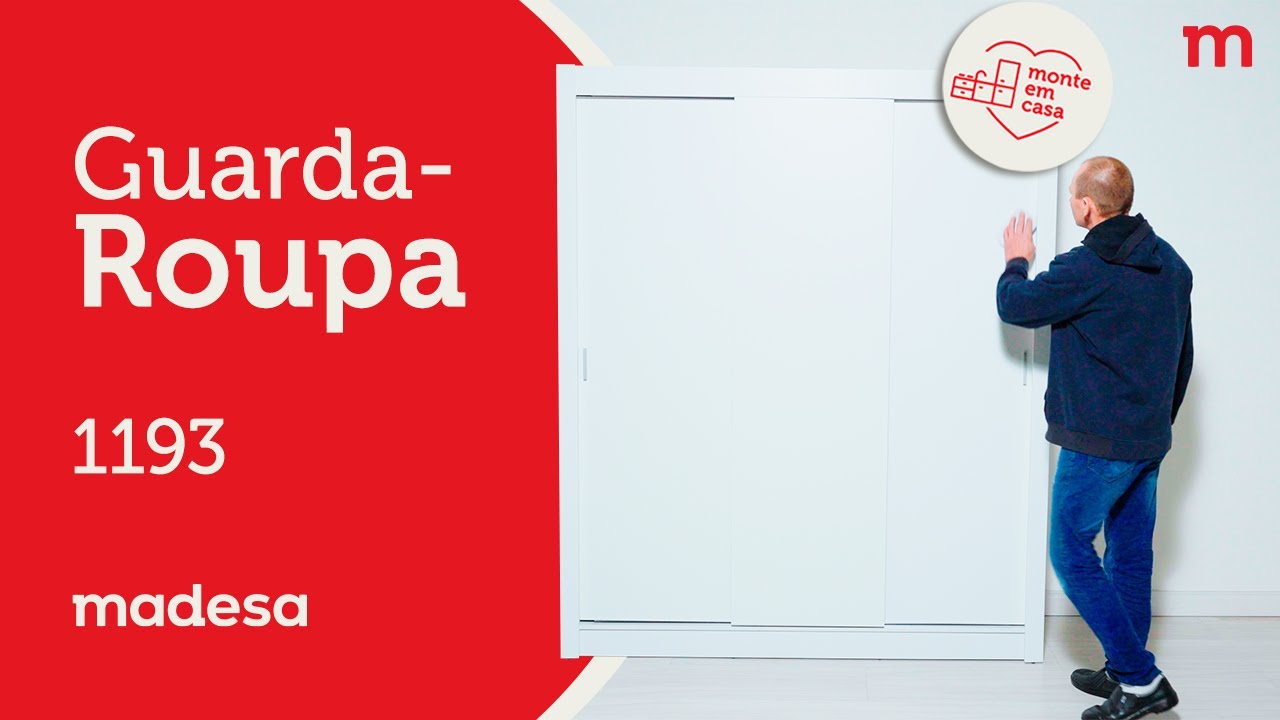 Montagem Guarda-Roupa 1193 | Madesa Móveis