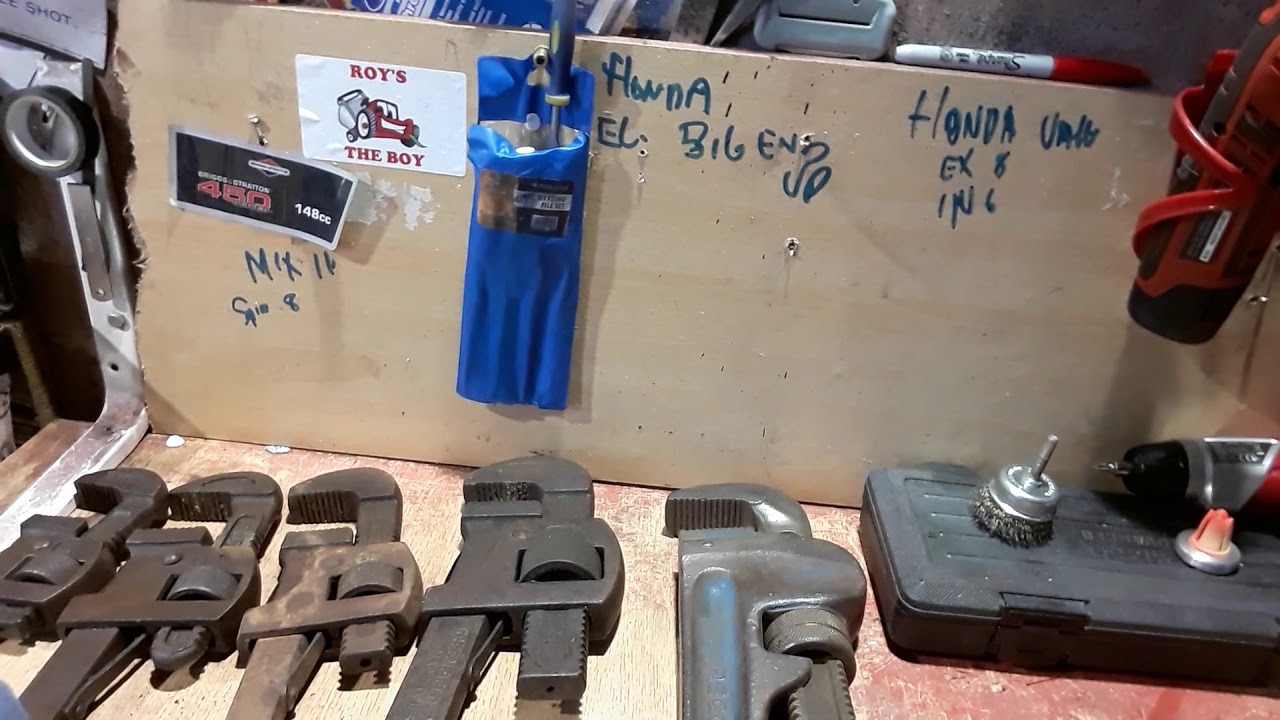 Stilsons are they rusty Gold🤔🤷&zwj;♂️🛠????? Stilson pipe wrench