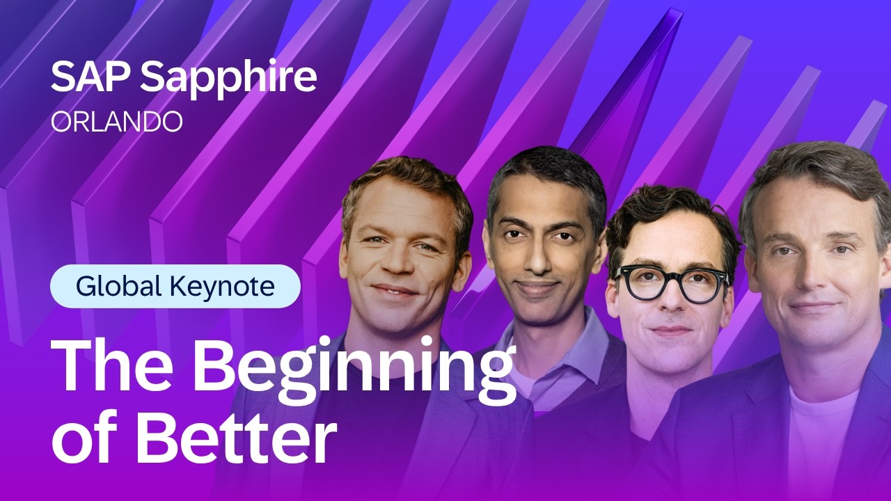 Global Keynote: The Beginning of Better | SAP Sapphire Orlando 2026