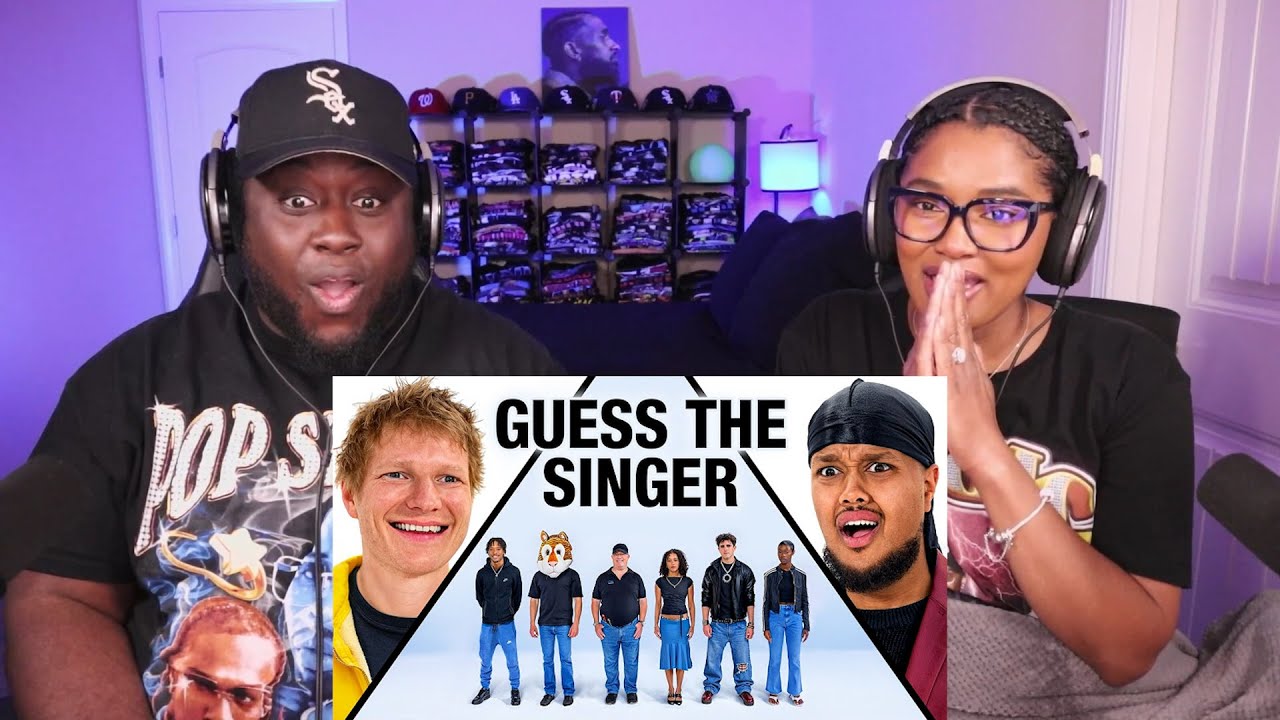 Kidd and Cee Reacts To GUESS THE SINGER FT ED SHEERAN