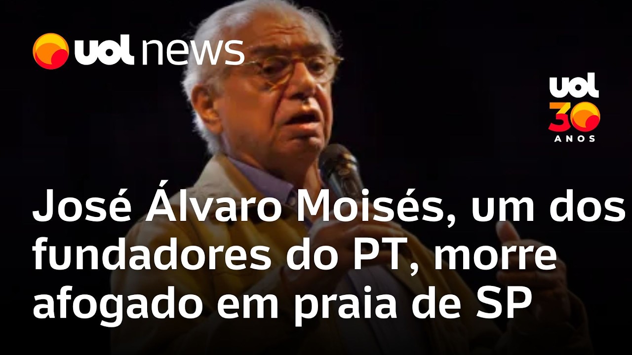 José Álvaro Moisés, um dos fundadores do PT, morre afogado em praia de SP, aos 81 anos