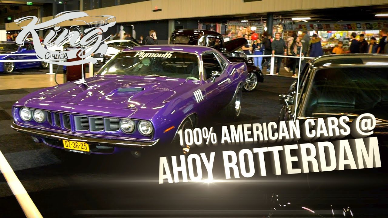 Muscle Cars & Custom Builds @ 100% Auto Live // Ahoy Rotterdam - KING CRUISE TV