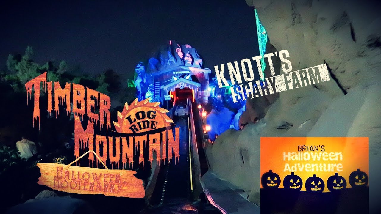 Knott's Timber Mountain Log Ride: Halloween Hootenanny