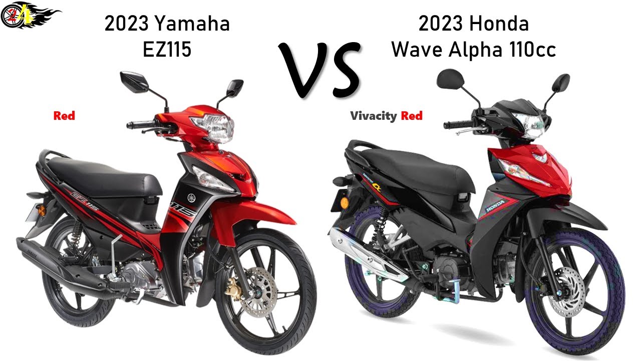#032: 2023 Yamaha EZ115 vs 2023 Honda Wave Alpha 110cc | Yamaha EZ115 vs Honda Wave Alpha 110cc