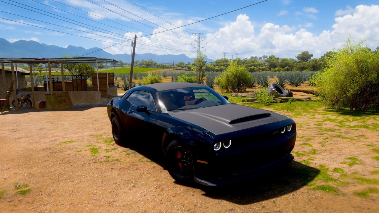 Dodge Demon Relaxing Drive | Forza Horizon 5 | 4K ASMR
