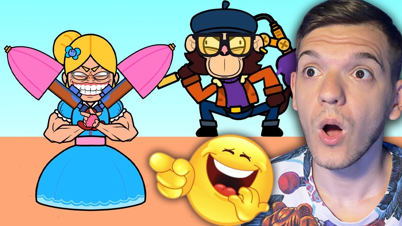 REACTIONEZ LA CELE MAI AMUZANTE ANIMATII DE BRAWL STARS!