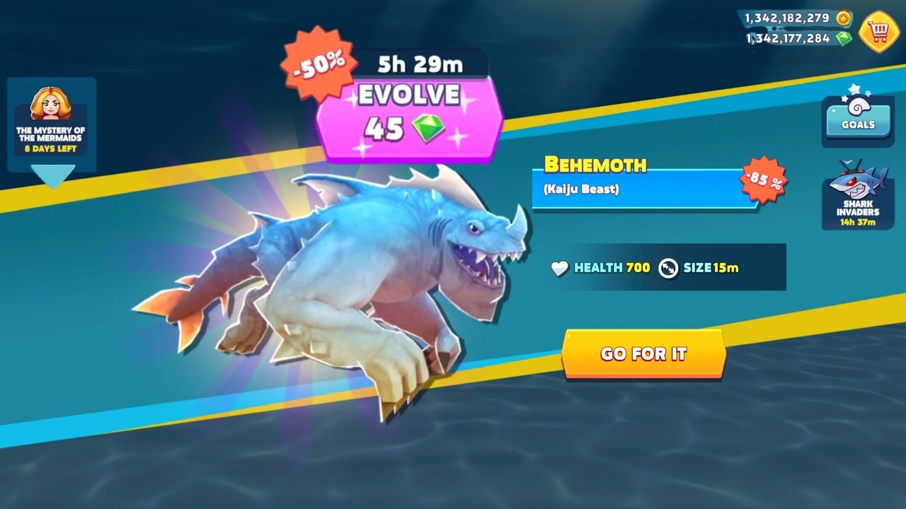 UNLOCKING BEHEMOTH SHARK 🦈 | Hungry Shark Evolution EPIC Monster Shark Gameplay