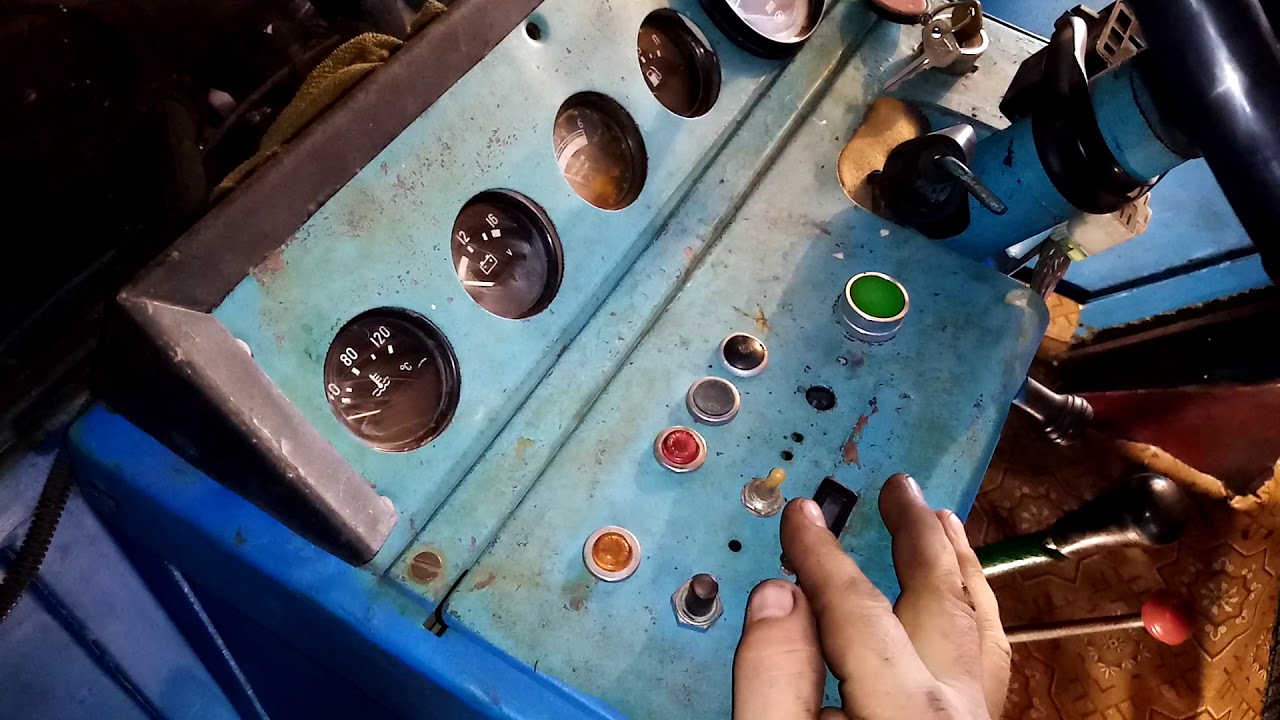 Обзор самодельного трактора.