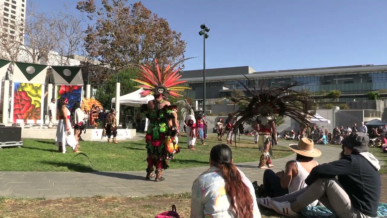 Teokalli Aztec Dancers @ Indigenous Peoples' Day 2022 San Francisco California