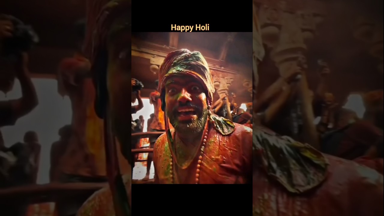 Where and how is Holi celebrated in India?😱 #facts