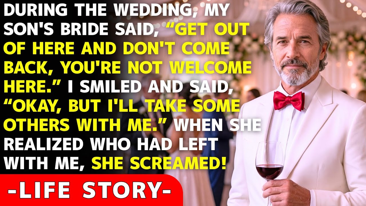 “Get Out Of Here!” Said My Son's Bride During The Wedding—So I Left With Someone She Never Expected