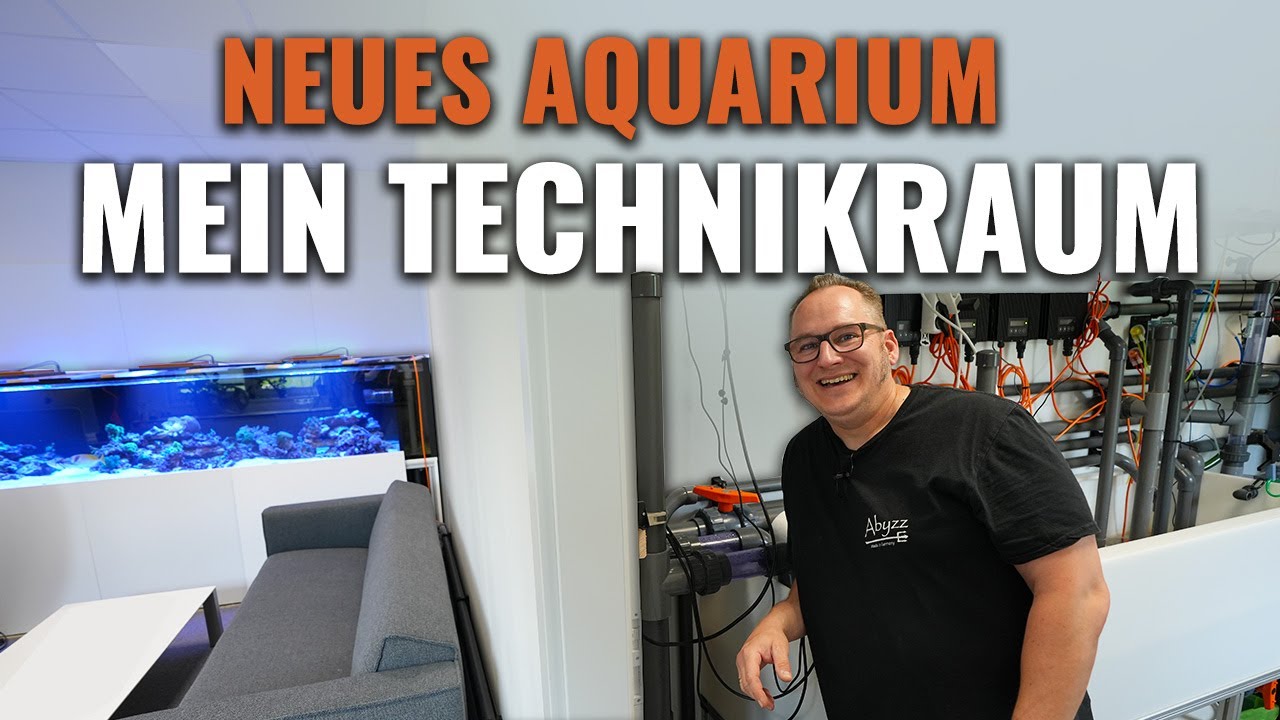 ÜBERTRIEBEN?! - Alex zeigt seinen TECHNIKRAUM vom neuen Aquarium