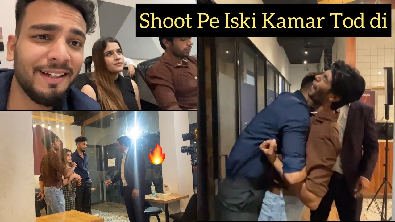 Shoot Pe Sameer Ki Kamar Tod Di😂