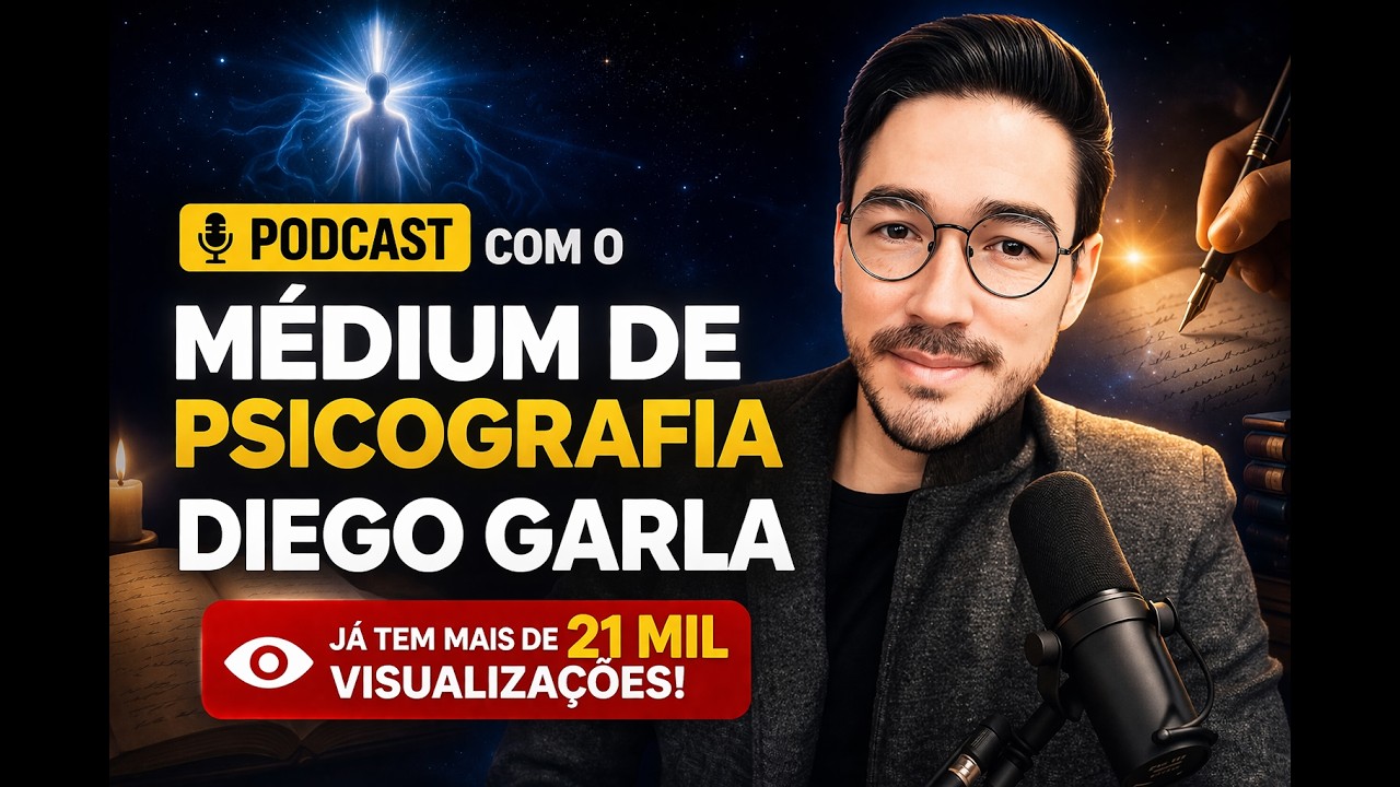 PALESTRA com o Médium de Psicografia DIEGO GARLA - Aqui no nosso Canal Alex de Almeida.