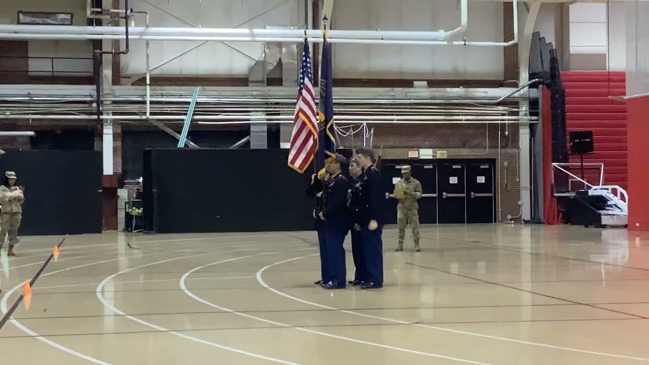 Benson JROTC Varsity 1 Color Guard. UNO Drill Competition, 2026 