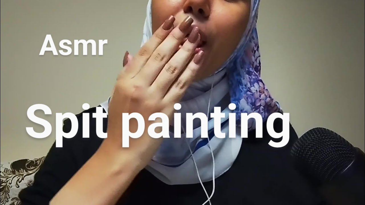 Asmr spit painting 💜💜