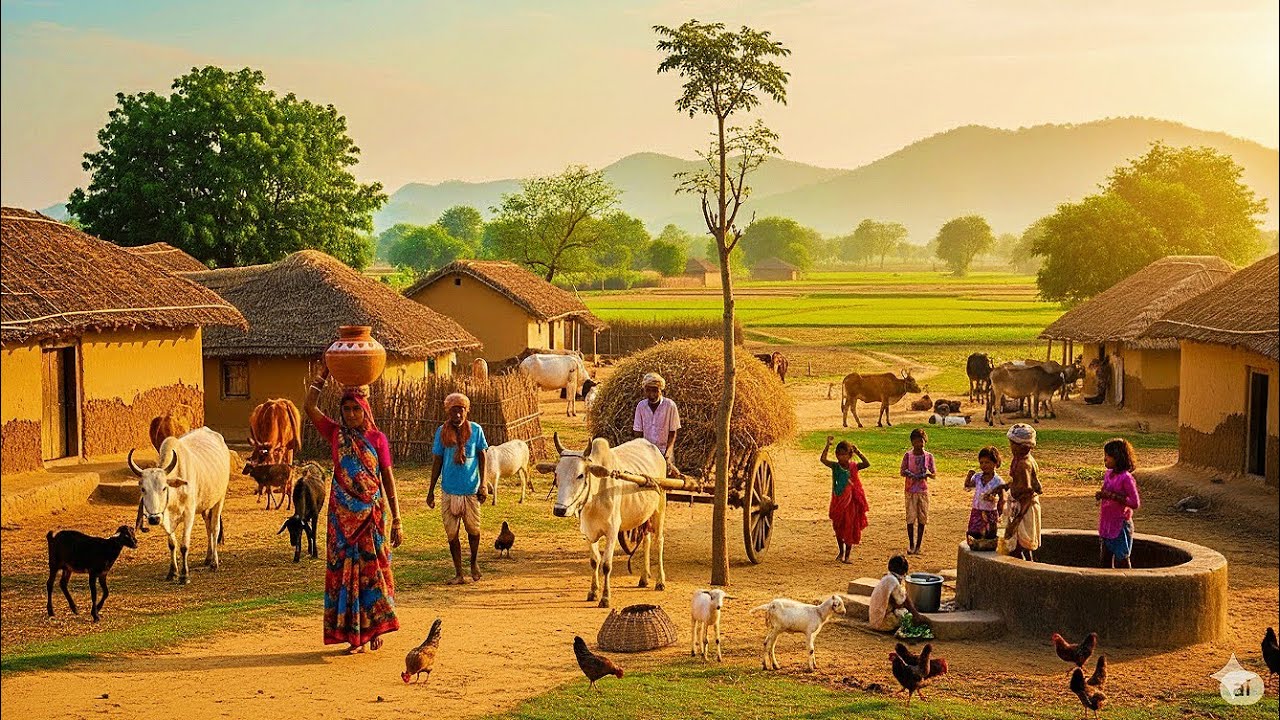 Indian Village Life: Daily Routines and Culture | A Traditional Indian Village: Authentic Life