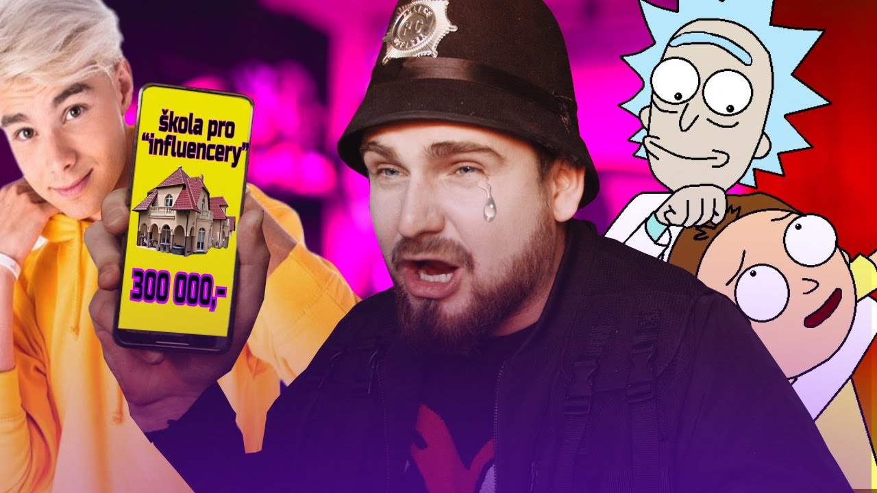 Tvůrce Ricka a Mortyho ve VĚZENÍ a ŠKOLA PRO INFLUENCERY!