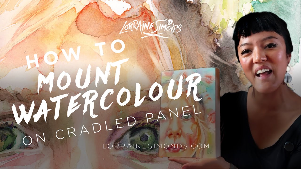 How to Mount Your Watercolour Painting on Board