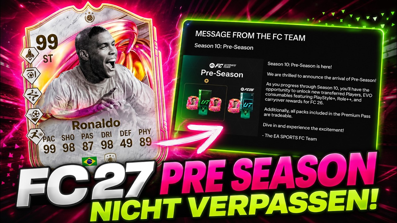 FC 27 PRE SEASON STARTET!🔥 98ER EVOLUTION GELEAKT🚨 EA FC 26 TIPPS ✅