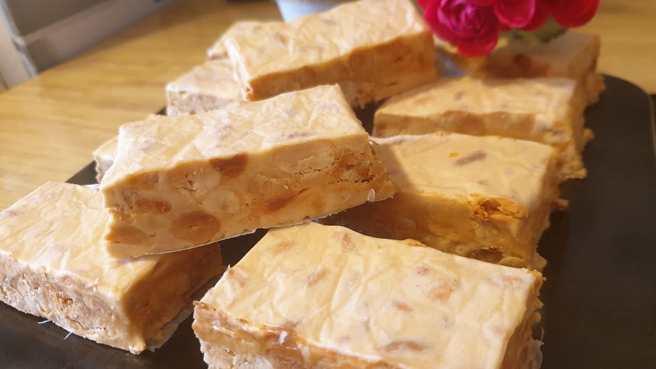 No compres TURRÓN,hazlo tu en casa con 3 ingredientes!!Receta fácil y económica. Recetas navideñas🎄