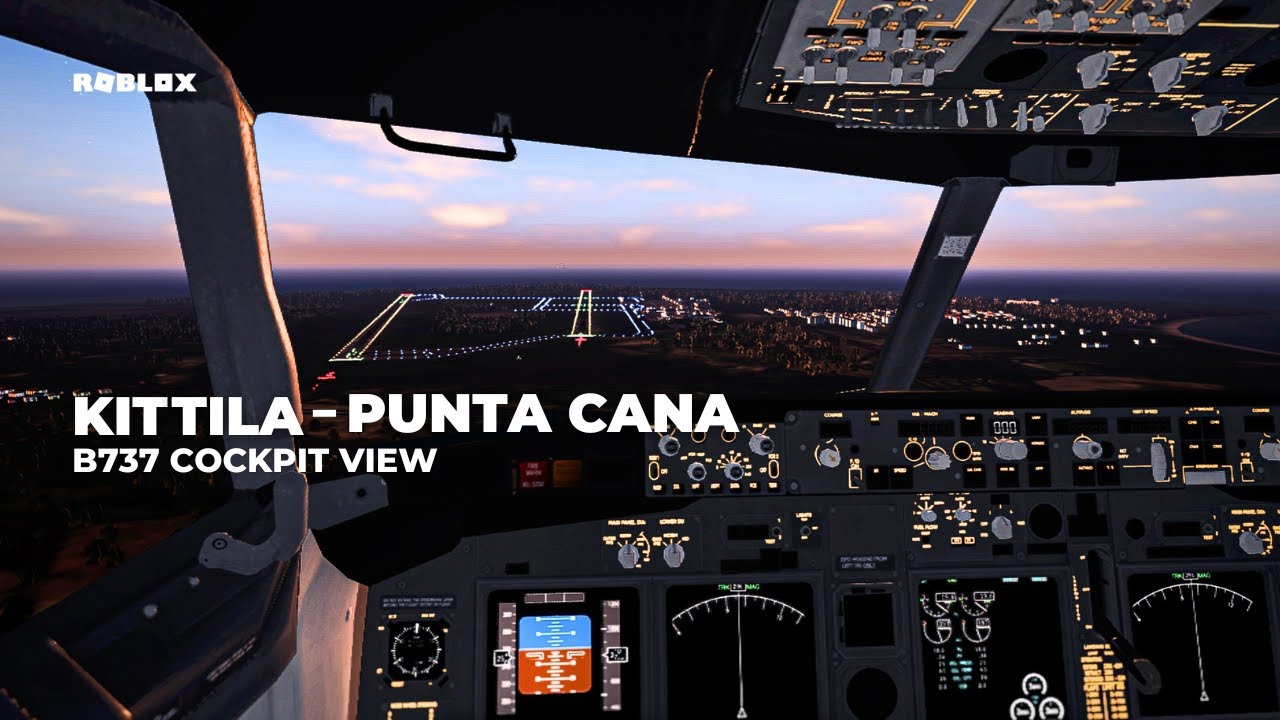 Roblox Project Flight Boeing 737 Cockpit (Full Flight to Punta Cana)