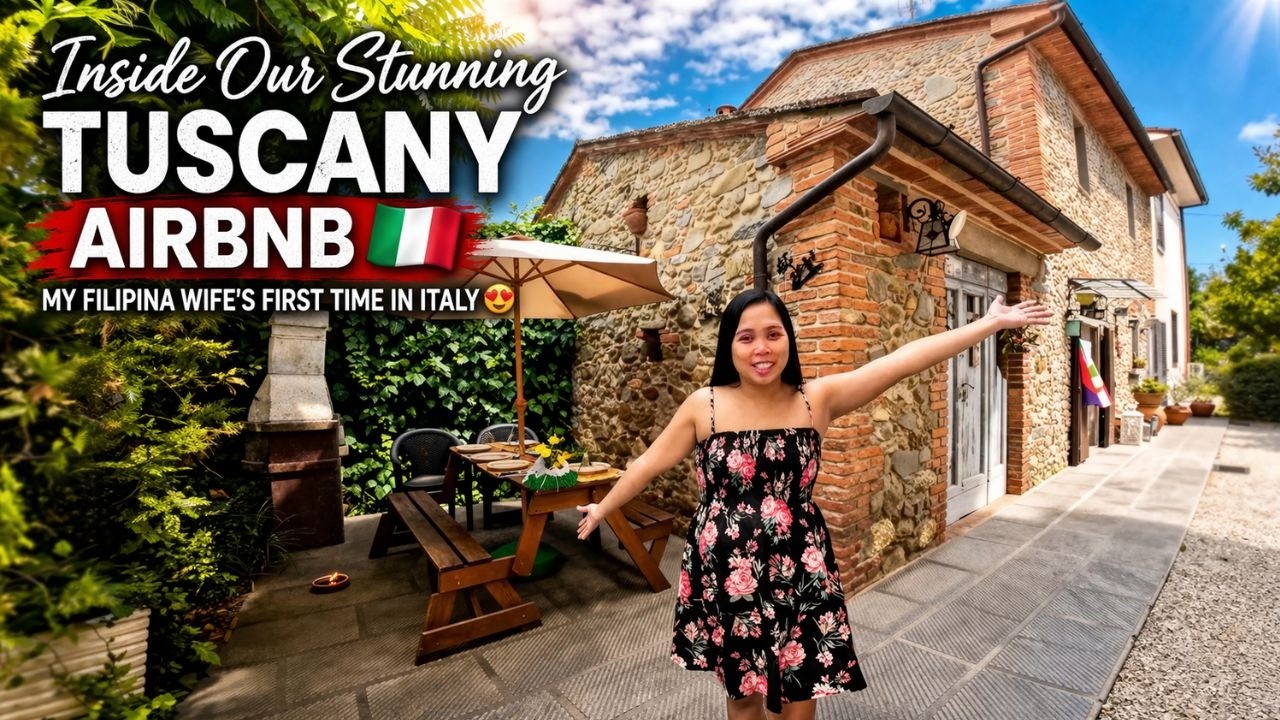 Inside Our Stunning Tuscany Airbnb 🇮🇹 My Filipina Wife&rsquo;s First Time in Italy 😍