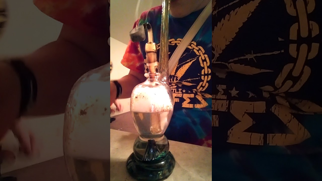 Dabbin with my buddies dab rig she was a beauty