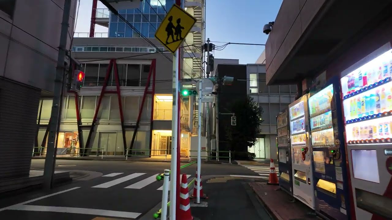 東京散歩 麻布十番夕暮れ散歩 Azabujuban - Roppongi Hills - Tokyo Tower | Tokyo Night Walk | 4K Ambient Sound