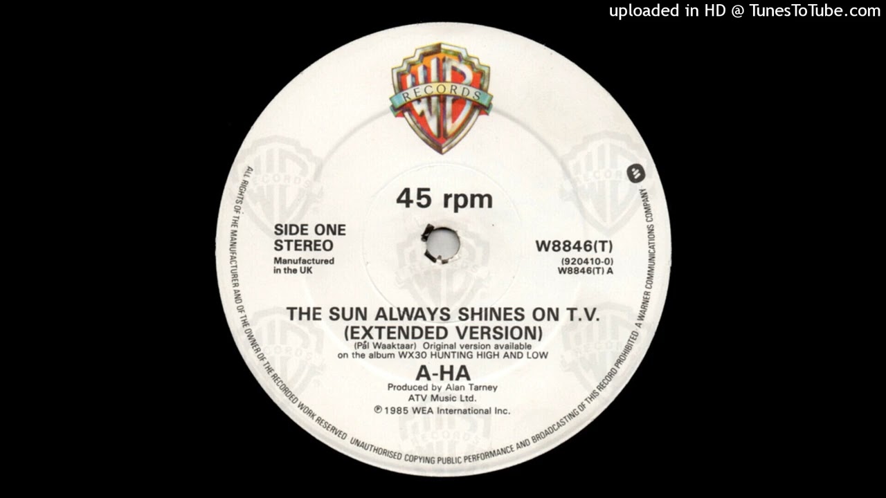 A-Ha - The Sun Always Shines On TV (DJ Cliff's Extended Mix)