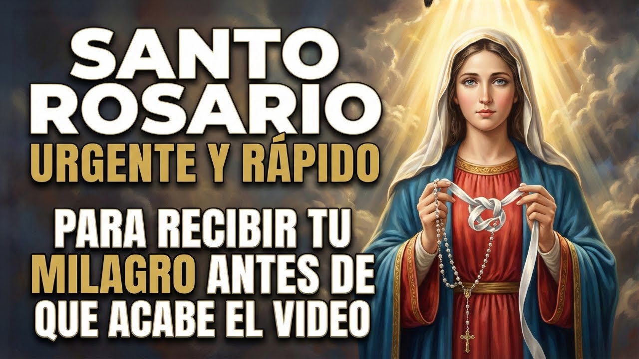 ¡MIRA LO QUE PASA! Reza este Rosario Rápido y recibe tu milagro ANTES de que acabe el video