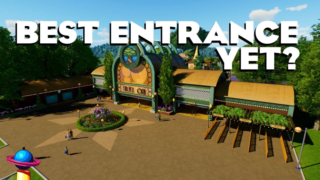 This park needed an entrance - Planet Coaster 2